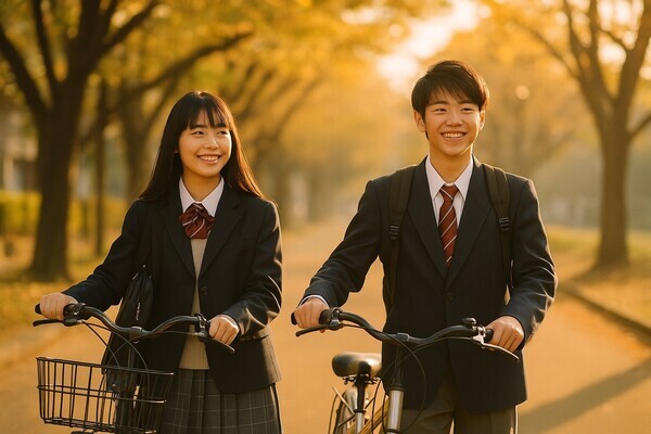 「中高生の通学風景と笑顔｜思春期の歯と心を育てるクリスタルデンタルクリニック」_コピー